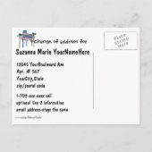 Adreswijziging Las Vegas Aankondigingskaart (Achterkant)