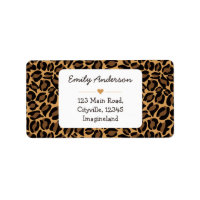 Adreswijziging Leopard Print Retouradres