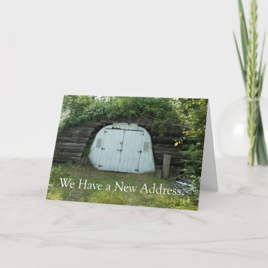 Adreswijziging: ondergrondse bunker aankondiging (Voorkant)