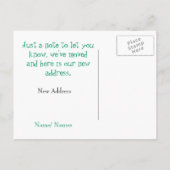 Adreswijziging Post Kaart (Achterkant)