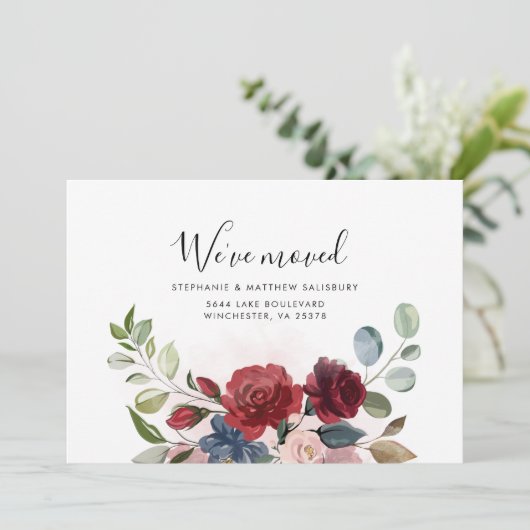 Adreswijziging Verhuizen Aankondiging (Staand voorkant)