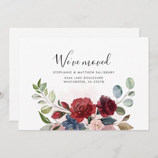 Adreswijziging Verhuizen Aankondiging (Voorkant / Achterkant)