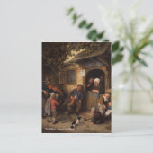 Adriaen van Ostade The Violinist Briefkaart (Staand voorkant)