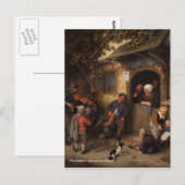 Adriaen van Ostade The Violinist Briefkaart (Voorkant / Achterkant)