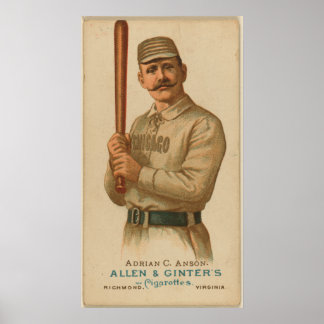 Adrian C. Anson, Chicago White Stockings Poster