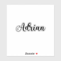 Adrian Name - Handgeschreven kalligrafie