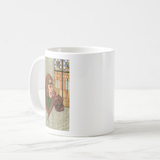 Adrian Reid Spy Zendula Coffee Mok (Voorkant links)