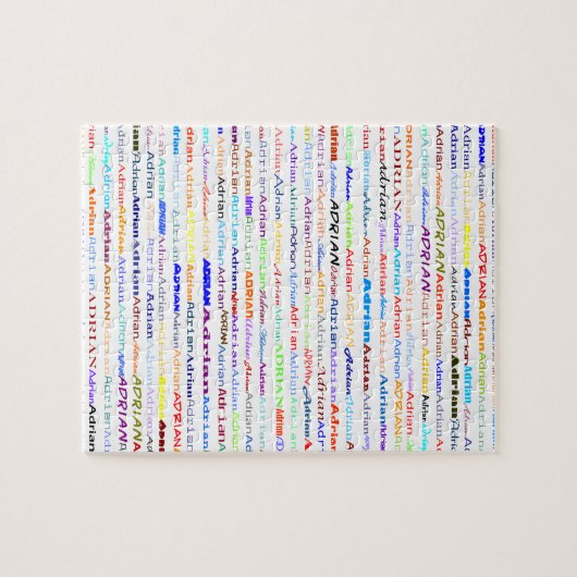 Adrian Text Design II Legpuzzel (Horizontaal)