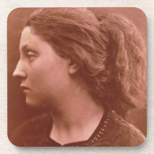 Adriana (foto sepia) bier onderzetter (Voorkant)