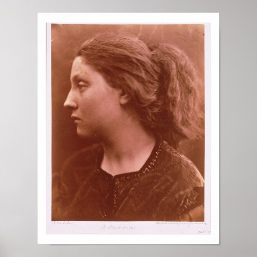 Adriana (foto sepia) poster (Voorkant)