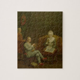 Adriana Giustinius Barbarigo en haar zoon Gerolamo Legpuzzel