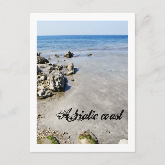 Adriatische kust briefkaart (Voorkant)