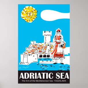 Adriatische Zee Poster