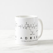 Adrien peptide nom mug (Devant droit)