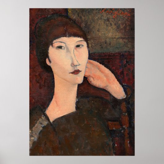 Adrienne - Amedeo Modigliani Fine Art Poster (Voorkant)