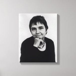 Adrienne Cecile Rich, jaren zeventig Canvas Afdruk