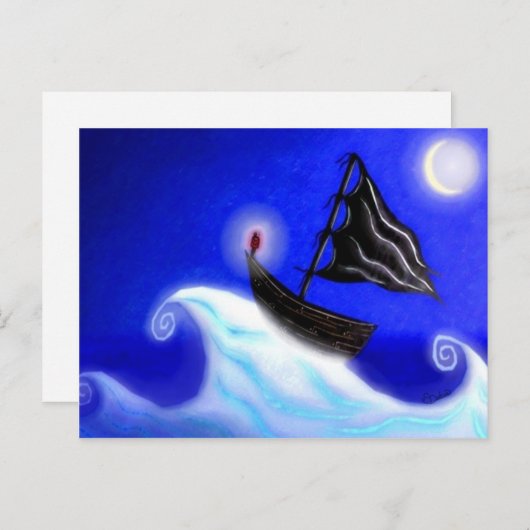 Adrift Briefkaart (Voorkant / Achterkant)