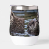 **"Adrift in Love : Mummy and Baby Otter"** (Droite)