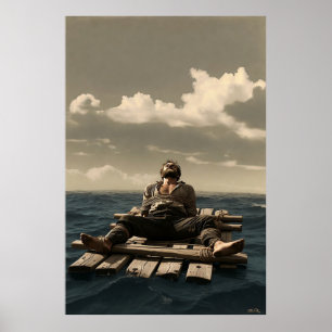 Adrift matte poster