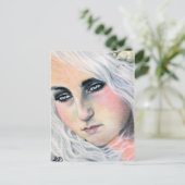 Adrift Mermaid Briefkaart (Staand voorkant)