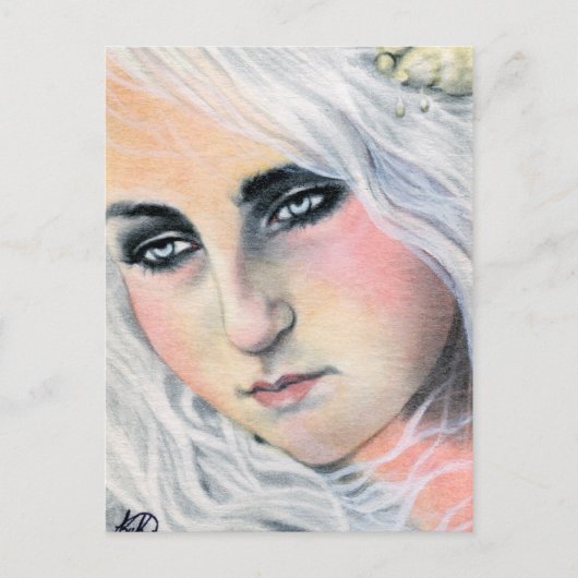 Adrift Mermaid Briefkaart (Voorkant)