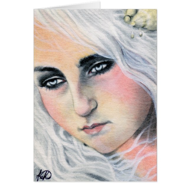 Adrift Mermaid Card (Voorkant)