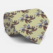 Adrinka-peace-koper Stropdas (Opgerold)