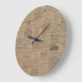 Ads of the Past, NY 1856 Wall Clock Grote Klok (Hoek)