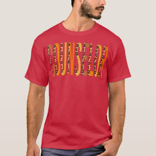 Adselor leopard Squad Cute Herfst Autumn Thanksgiv T-shirt