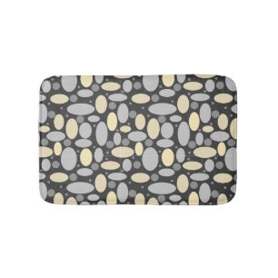 Adstract geposte stipkaaltjes retro print pat badmat