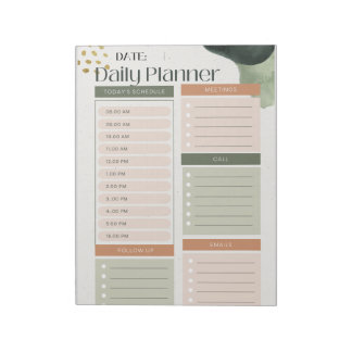 Adult ADHD Daily Planner Notitieblok