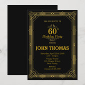 Adult Birthday Invitation Kaart (Voorkant / Achterkant)