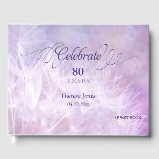 Adult Birthday Party Guest Book voor elke leeftijd Gastenboek