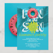 Adult Fun Zon Zomer Kaart (Voorkant / Achterkant)