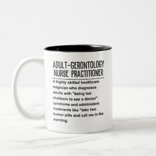 Adult-Gerontology Verpleegkundige Tweekleurige Koffiemok