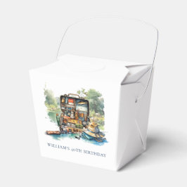 Adult Geviste Verjaardag gepersonaliseerde foto Bedankdoosjes