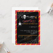 Adult Halloween Kaart (Voorkant / Achterkant in situ)