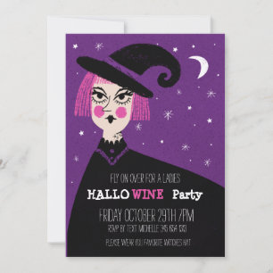 Adult Halloween Wine Party dames nacht Kaart