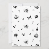 Adult Haunted House Halloween Party Uitnodiging (Achterkant)