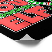 Adult Humor Christmas When I Think About You I Tou Poster (Hoek)