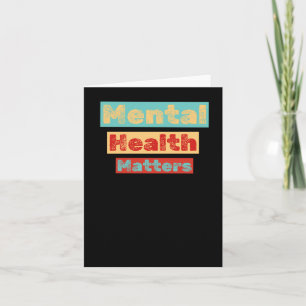Adult Mental Health S kleurrijke ontwerp Sticker Kaart