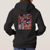 Adult Pullover Hoodie – Fragmented Pulse (Dos)