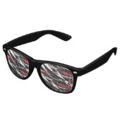 Adult Retro Party Shades Retro Zonnebril (Gekanteld)