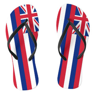 Adult Slim Straps met vlag van Hawaï, Verenigde St Teenslippers