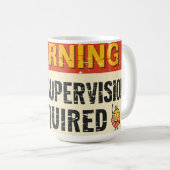 Adult Supervision Coffee Mug (Devant droit)