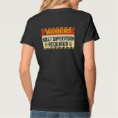 Adult Supervision Women's Shirt (Achterkant)