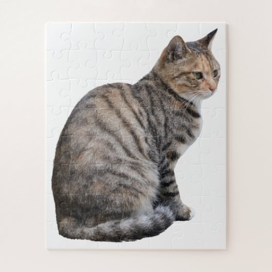 Adult Tabby Cat Legpuzzel (Verticaal)