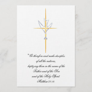 Adult/Teen Baptismal Uitnodiging