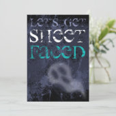 Adulte Boire Ghoost Halloween Invitation de la fêt (Debout devant)