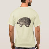 Adulte de T-shirt de hérisson (Dos)